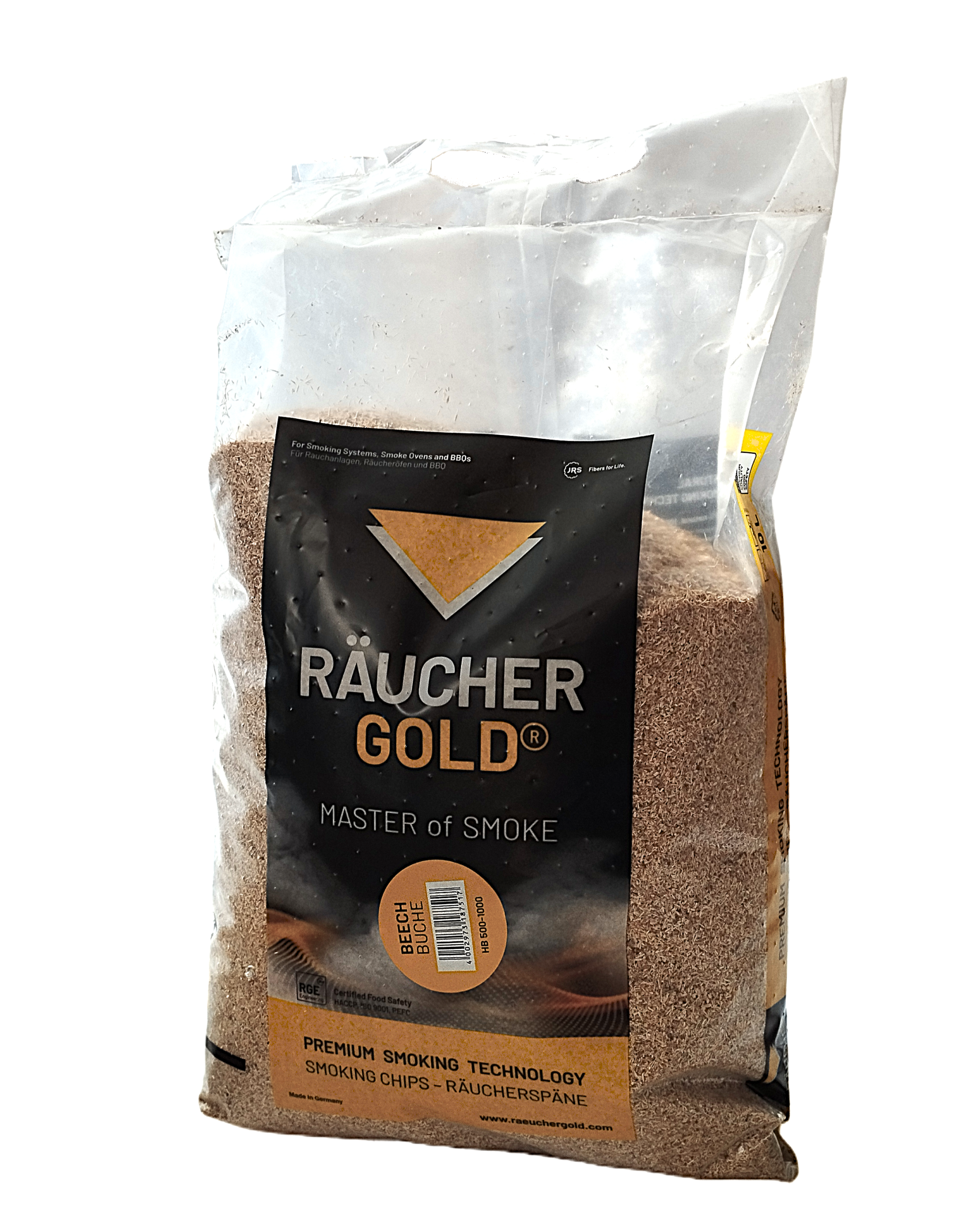 Štěpka buk moučka 0,5-1mm / HB 500-1000 / 10L Räuchergold